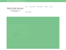 Tablet Screenshot of bathcreditservices.com